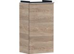 hansgrohe Xelu Q Waschtischunterschrank 54013000 340x605x245mm, für Handwaschbecken, links, Eiche Natur, chrom