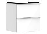 hansgrohe Xelu Q Waschtischunterschrank 54023700 580x605x475mm, 2 Schubladen, weiß hochglanz, mattweiß