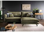 Ecksofa HOME AFFAIRE "Lava modern & bequem, Breite 255cm, tolle Detailverarbeitung", grün (grün, türkis), B:255cm H:94cm T:180cm, Sofas, Ecksofa, Armlehnen verstellbar