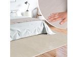 Teppich MERINOS "Loft 37, Kunstfellteppich", beige, B:120cm H:16mm L:160cm, Polyester, Teppiche, Teppich, weich und kuschelig, Fell Haptik, Anti-Rutsch-Unterseite