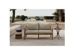 Ambia Garden Gartenbank, Akazie, Beige, Holz, Akazie, massiv, 1-Sitzer, 152x69x79.5 cm, FSC 100%, mit Rückenlehne, Gartenmöbel, Gartenbänke