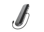 BELKIN Laptop-Dockingstation "USB-C 11-in-1 Pro Dock, 100W", grau, B:259mm H:22,8mm T:88,9mm, Dockingstationen, Laptop-Dockingstation