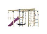 Ambia Garden , Blau, Braun, Lila , Holz, Kunststoff , Zeder , 196.2x205x522.5 cm , Grüner Punkt, EN 71, Europäischer Sicherheitsstandard, FSC 100% ,