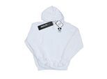 Disney - "Mickey Mouse Dont Speak Breast Print" Kapuzenpullover für Herren (Weiß)