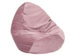 Boxxx Sitzsack , Hellrosa , Textil , 270 l , Füllung: Styroporkugeln , 70x80x70 cm , Wohnzimmer, Sessel, Sitzsäcke