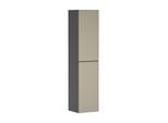 hansgrohe Xevolos E Hochschrank 54223390 400x360x1760mm, rechts, schiefergrau matt, bronze Struktur