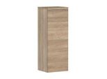 hansgrohe Xelu Q Halbhochschrank 54133700 370x400x1065mm, Türanschlag rechts, Eiche Natur, mattweiß