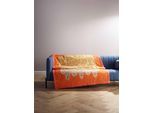 Tagesdecke BASSETTI "RAGUSA", gold, Obermaterial: 100% Baumwolle CO., Tagesdecken, Tagesdecke, mit Stone-Waschung