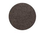 Ayyildiz , Braun , Textil , Uni , rund , Oeko-Tex® Standard 100 , pflegeleicht ,