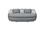 Luca Bessoni , Anthrazit , Textil , 238x80x140 cm , Stoffauswahl, Hocker erhältlich, Armteil links, Armteil rechts ,