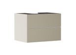 hansgrohe Xevolos E Waschtischunterschrank 54188390 780x555x550mm, 2 Schubladen, sandbeige matt, bronze Struktur