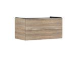 hansgrohe Xelu Q Waschtischunterschrank 54080700 980x485x550mm, 2 Schubkästen, Eiche Natur, mattweiß