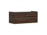hansgrohe Xelu Q Waschtischunterschrank 54085000 1180x485x550mm, 2 Schubkästen, Nussbaum dunkel, chrom