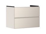 hansgrohe Xevolos E Waschtischunterschrank 54179790 780x555x475mm, 2 Schubladen, sandbeige matt, sandbeige metallic