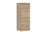 hansgrohe Xelu Q Halbhochschrank 54129700 370x400x1065mm, Türanschlag links, Eiche Natur, mattweiß