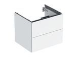 Geberit One Waschtisch-Unterschrank 505261001 59,2 x 50,4 x 47 cm, weiß/lackiert hochglänzend, 2 Schubladen