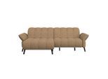 Möbelix , Cognac , Metall, Textil, Holzwerkstoff , L-Form , 244x173 cm , erweiterbar, individuell planbar, Armteil links, Armteil rechts ,