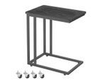 Mid.you , Schwarz , Metall, Holzwerkstoff , Holzoptik , rechteckig , 50x56x35 cm ,