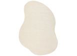 Linea Natura Wollteppich, Beige, Textil, Uni, organisch, 160x230 cm, pflegeleicht, leicht zusammenrollbar, Teppiche & Böden, Teppiche, Naturteppiche