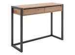 Mid.you Konsolentisch, Eiche, Anthrazit, Holzwerkstoff, 2 Schublade(n) Schubladen, 35x75x100 cm, Wohnzimmer, Wohnzimmertische, Konsolentische