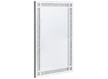 Mid.you Wandspiegel, Klar, Kunststoff, Glas, Holzwerkstoff, rechteckig, 80x120x3.5 cm, Spiegel, Wandspiegel