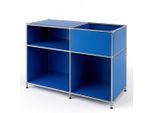 Floordirekt Sideboard Concept Epure Mk-030, Blau, Metall, 88x65x40 cm, stehend, Wohnzimmer, Kommoden & Sideboards, Sideboards