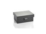 Joop! Dekobox Cornfloweraccessoires, Anthrazit, Schwarz, Kunststoff, Lederoptik, 18.5x24x10 cm, Handmade in Thailand, Ordnen & Aufbewahren, Aufbewahrungsboxen