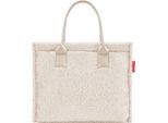 Reisenthel Einkaufstasche Daily shopper teddy sand, Creme, Textil, 14 L, 42x35x17 cm, großes Hauptfach, Freizeit, Koffer & Taschen, Einkaufstaschen