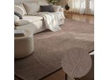Wollteppich HANSE HOME "Calmio, auch als Läufer und in rund", grau (taupe), B:80cm H:18mm L:150cm, Wolle, Teppiche, Wollteppich, Handgetuftet, Wolle, Natur, Wohnzimmer, Schlafzimmer, Skandi, Hygge