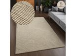 Wollteppich OTTO HOME "Liviaa, handgewebt, Wolle", beige, B:120cm H:18mm L:180cm, Wolle, Teppiche, Wollteppich, Zen, Skandi, Hygge, Natur, Wohnzimmer, Schlafzimmer, Esszimmer