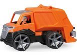 Spielzeug-Müllwagen LENA "Truxx", orange, Spielzeugfahrzeuge, KinderB:14,5cm H:18cm T:33cm, Kunststoff, Spielzeug-Müllwagen, inklusive Spielfigur, Made in Europe, B:14,5cm H:18cm T:33cm