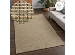 Teppich OTTO HOME "Jerron, Jute-Mix, Flechtoptik", beige (natur, weiß), B:120cm H:15mm L:180cm, Jute, Teppiche, Teppich, Scandi-Stil, Strukturgewebe, Wohnzimmer, Schlafzimmer, Esszimmer