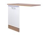 FlexWell , Weiß , Holzwerkstoff , links montierbar, rechts montierbar , 95x85x60 cm ,