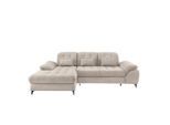 Livetastic , Beige , Textil , Füllung: Schaumstoff , 273x189 cm , Made in EU , seitenverkehrt erhältlich, Rücken echt, Armteil links, Armteil rechts ,