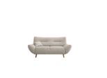 P & B , Beige , Textil , Uni , Füllung: Schaumstoff , 173x81x90 cm , Made in EU , Typenauswahl, Rücken echt, Armteil links, Armteil rechts ,