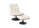 Möbelix , Creme, Schwarz , Holz, Metall, Textil , Pappel , Sperrholz , 71x88x89 cm , ISO 9001 , automatische Rückholfunktion ,