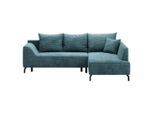 Mid.you , Mintgrün , Textil , Füllung: Faserbällchen, Schaumstoffflocken,Faserbällchen, Schaumstoffflocken,Faserbällchen, Schaumstoffflocken , 273x167 cm , Oeko-Tex® Standard 100, Made in EU , Bettkasten erhältlich, seitenverkehrt erhältlich, Schlafen auf Sitzhöhe, Bettfunktion erhältlich, Rücken echt ,
