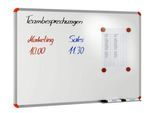 Ultradex Einsatz-Whiteboard, Hoch-/Querformat, B 600 x H 450 mm, magnethaftend, Emaille/Aluminium, silber/weiß