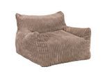 Möbelix , Braun , Textil , 600 l , Füllung: recyceltes Polystyrol (Eps) , 104x75x95 cm , Indoor ,