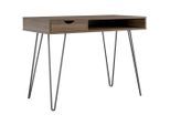 Mid.you , Walnussfarben , Metall, Holzwerkstoff , Holzoptik , 1 Schublade(n) Schubladen , 77x49x104 cm , Stauraum ,