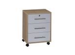 Mid.you , Grau, Sonoma Eiche , Holzwerkstoff , 3 Schublade(n) Schubladen , 44x58x40 cm , erweiterbar ,