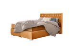 Livetastic , Gelb , Textil , H3 , 120x200 cm , Made in EU, Made in Europe, FSC 100% , gepolstertes Kopfteil, Stoffauswahl, in verschiedenen Größen erhältlich ,