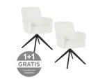 Livetastic , Weiß , Holz, Metall, Textil , Pappel , Sperrholz , 58x85x64 cm ,