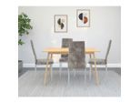 Mid.you , Hellgrau , Metall, Textil , Uni , 42x98x53 cm , gastro- und objekttauglich ,