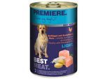 PREMIERE Best Meat Light Nassfutter Hund, Adult, Geflügel und Reis 24x400 g