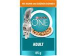 Purina ONE Adult mit Huhn und grünen Bohnen 26x85 g