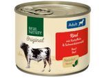 REAL NATURE Nassfutter Hund, Adult, Rind mit Kartoffel 24x200 g