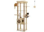 Pawz Road Holz Kratzbaum 180 cm für große Katzen