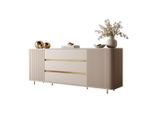 Lookway Kommode, Beige, Holzwerkstoff, 180x73x40 cm, Wohnzimmer, Kommoden & Sideboards, Kommoden