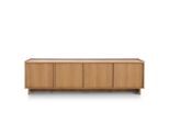 Ravio Tv-Lowboard, Eiche, Holzwerkstoff, Holz, Eiche, 4 Fächer, Rechteckig, 195x55x39 cm, Wohnzimmer, Wohnwände, Lowboards, Lowboards stehend